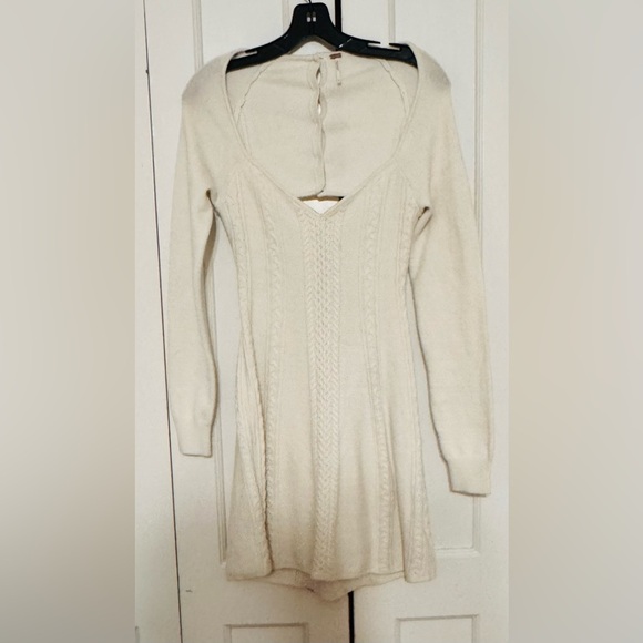 Free People Small World Mini Sweater Dress - Picture 4 of 7